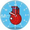 spiderman hanging upside down j8 wall clock