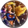 supergirl double identity 8c wall clock
