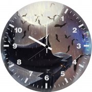 batman in the night art hl wall clock