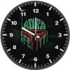 boba fett superhero minimal dx wall clock