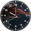 venom digital artwork lo wall clock