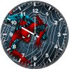 spider man web au wall clock
