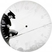 batman dark artwork xh wall clock