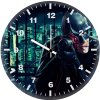 batman clicking photos with dslr cv wall clock