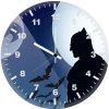 batman night bat logo n6 wall clock