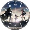 justice league team superheroes art 8o wall clock