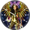 wonder woman the unseen guardian lk wall clock