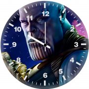 thanos sketch art j0 wall clock