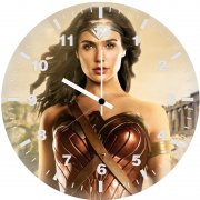 wonder woman amazonian princess 2p wall clock