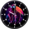 spiderman homemade suit neon um wall clock
