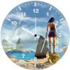 wonder woman paint art 44 wall clock