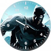 batman mask off artwork 9g wall clock