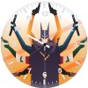 batman all guns and sword 38 wall clock