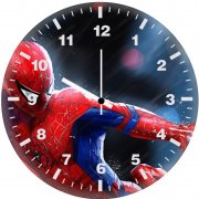 4kspiderman art z1 wall clock