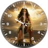 wonder woman mighty sword warrior wu wall clock
