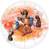 wolverine illustration a3 wall clock