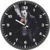 joker smoking monochrome ol wall clock