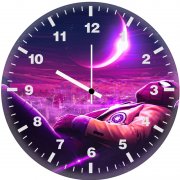 spiderman musical interlude with headphones ni wall clock