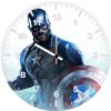 captain america beard artwork 0f wall clock