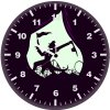 joker minimal poster lg wall clock