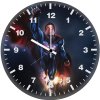 superman the stoic f9 wall clock