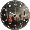 deadpool and batman vs wall clock