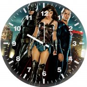 bat man superman wonder woman rp wall clock