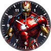 iron man armor up 8b wall clock