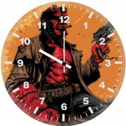 hellboy artwork g5 wall clock