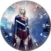 amber heard supergirl aw wall clock