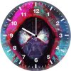 spider man miles artworks h0 wall clock
