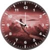 iron man flying on titan aq wall clock