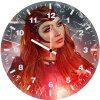 the scarlet witch cosplay 9f wall clock