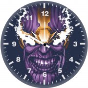 thanos face minimal n0 wall clock