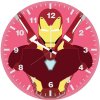iron man suit minimalism cp wall clock