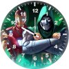 iron man meets doctor doom mk wall clock