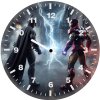 iron man and batman face off e4 wall clock