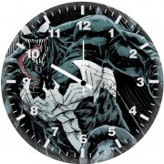 venom digital art new h2 wall clock