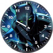 black panther art l7 wall clock