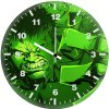 green big hulk ha wall clock