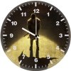 batman shadow alone nd wall clock