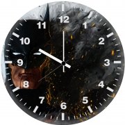 batman on fire kb wall clock