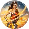 wonder woman cosplay oy wall clock