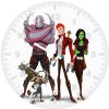 guardians of the galaxy art wg wall clock