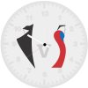 batman vs superman minimal 9q wall clock