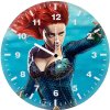 amber heard as mera art 54 wall clock