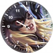 batgirl zombie ad wall clock