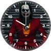 joker sitting on stairs r4 wall clock