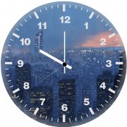 batman frankfrut city 0q wall clock
