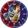 iron man captain america abstract py wall clock